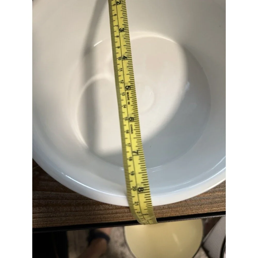 Crate & Barrel Large Serving or Centerpiece Bowl Ceramic 8.5” Diameter